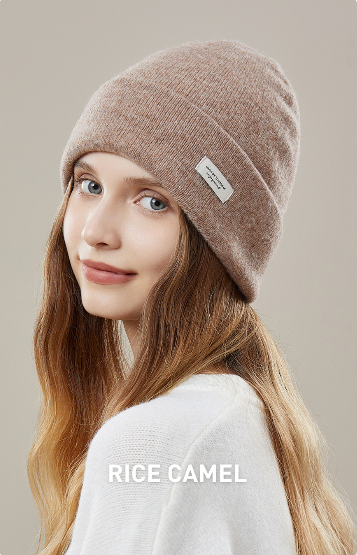 100% WOOL KNITTED HAT - AOA Fashion Accessories