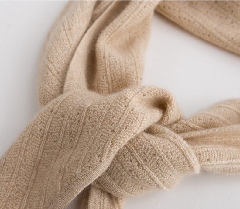Women's cashmere triangle scarf. - AOA Fashion Accessories