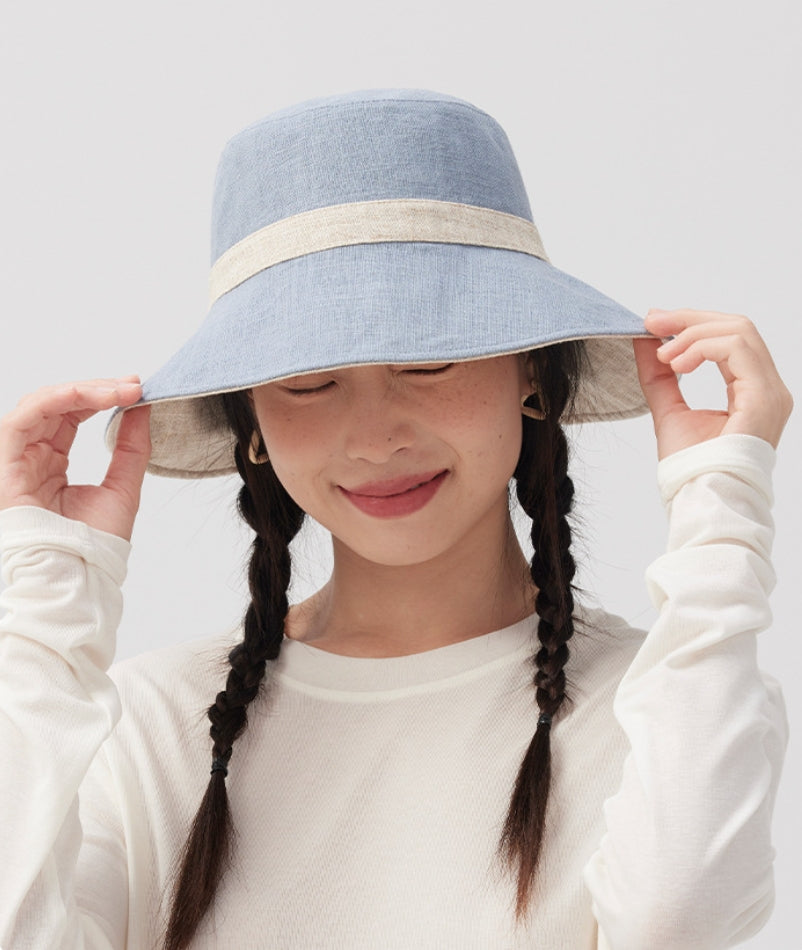 Cute Bucket Hat  – Reversible Breathable Summer Sun Hat - AOA Fashion Accessories