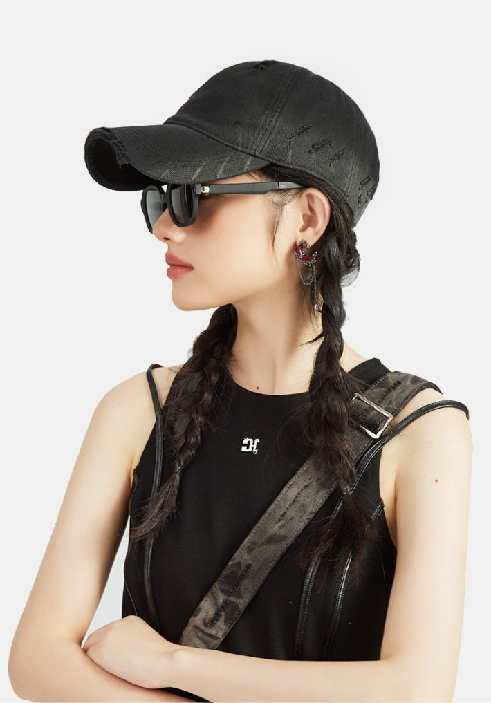 Vintage Baseball Cap – Cotton Blend Adjustable Hat - AOA Fashion Accessories