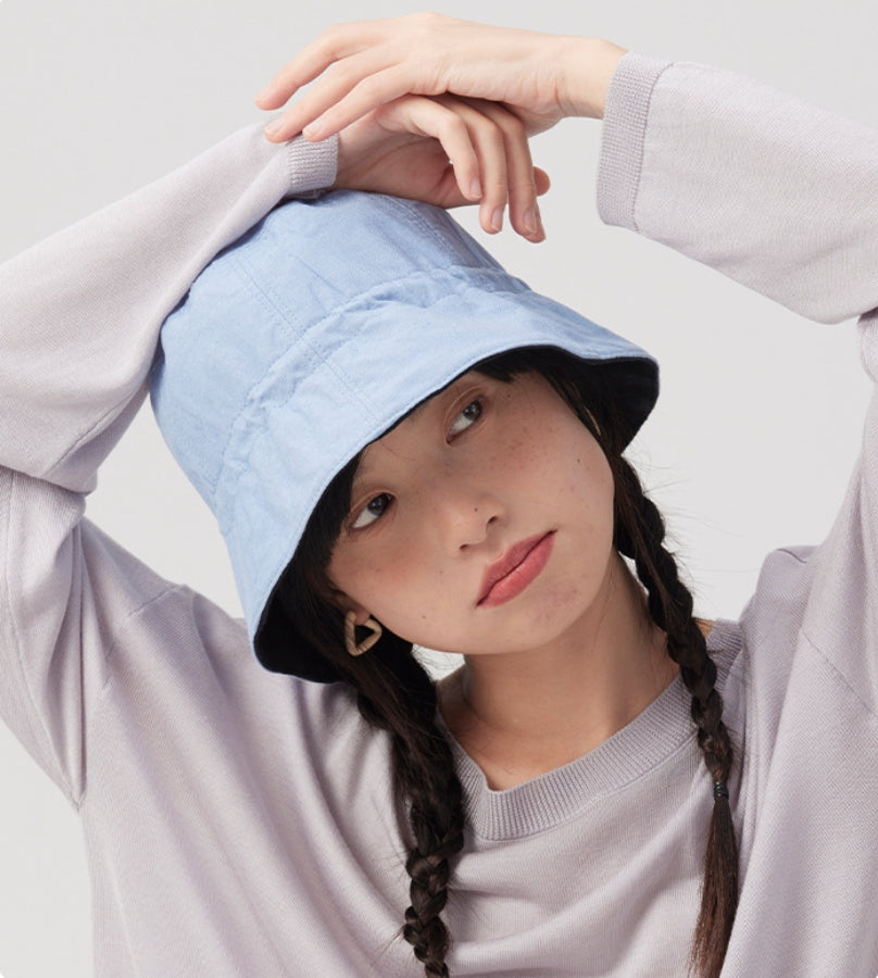 Reversible Bucket Hat - Casual Versatile Sun Hat - AOA Fashion Accessories