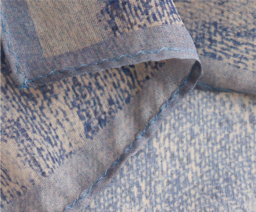 100%Mulberry Silk Long Scarf – Natural Plant Dyeing, Elegant Silk Wrap - AOA Fashion Accessories