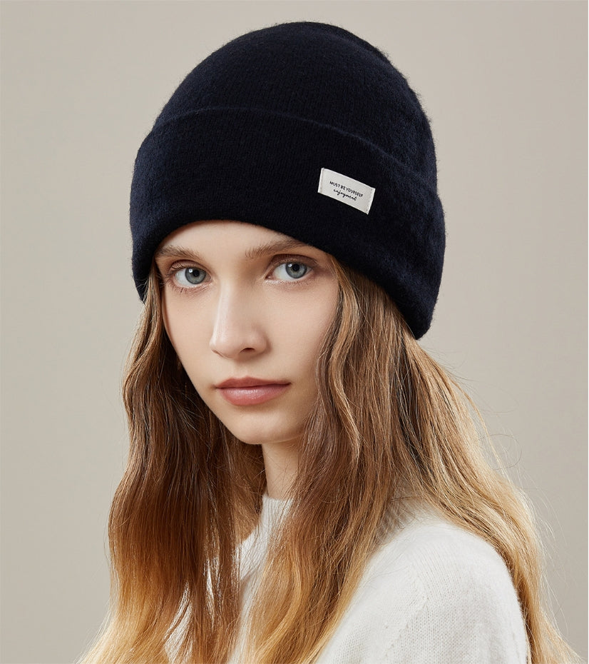 100% WOOL KNITTED HAT - AOA Fashion Accessories