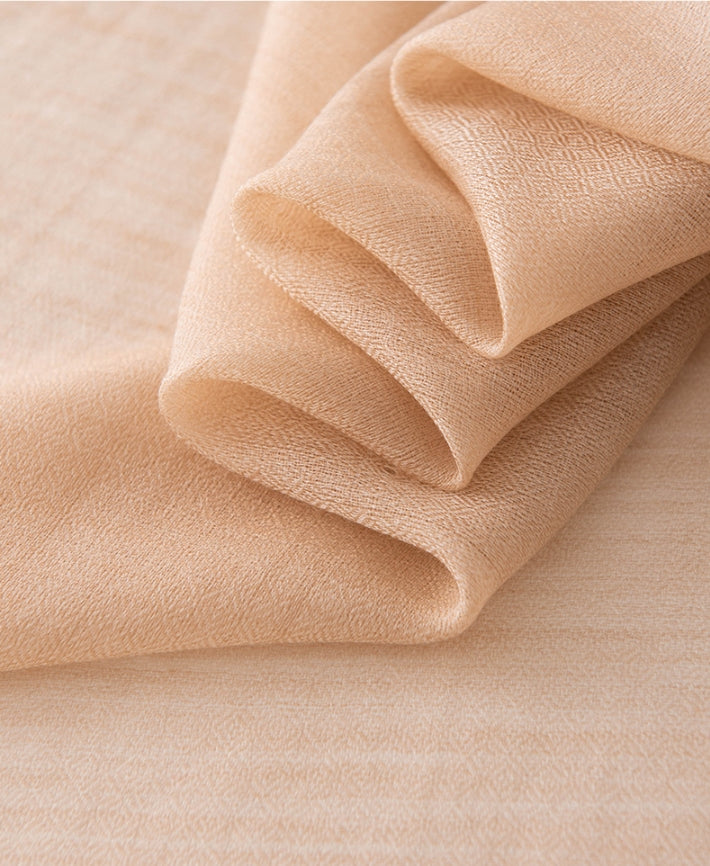 Lightweight solid color 100% wool scarf. - AOA Fashion Accessories