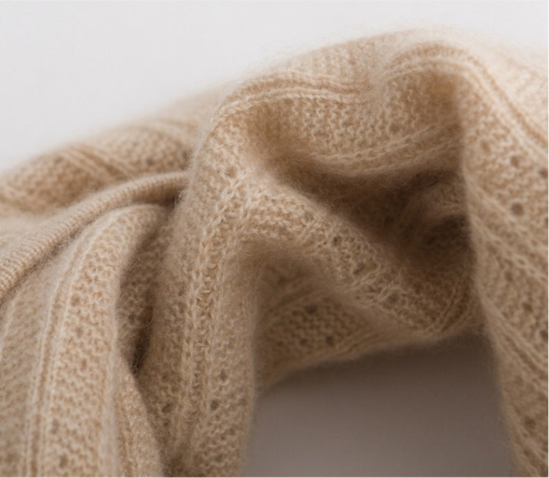 Women's cashmere triangle scarf. - AOA Fashion Accessories