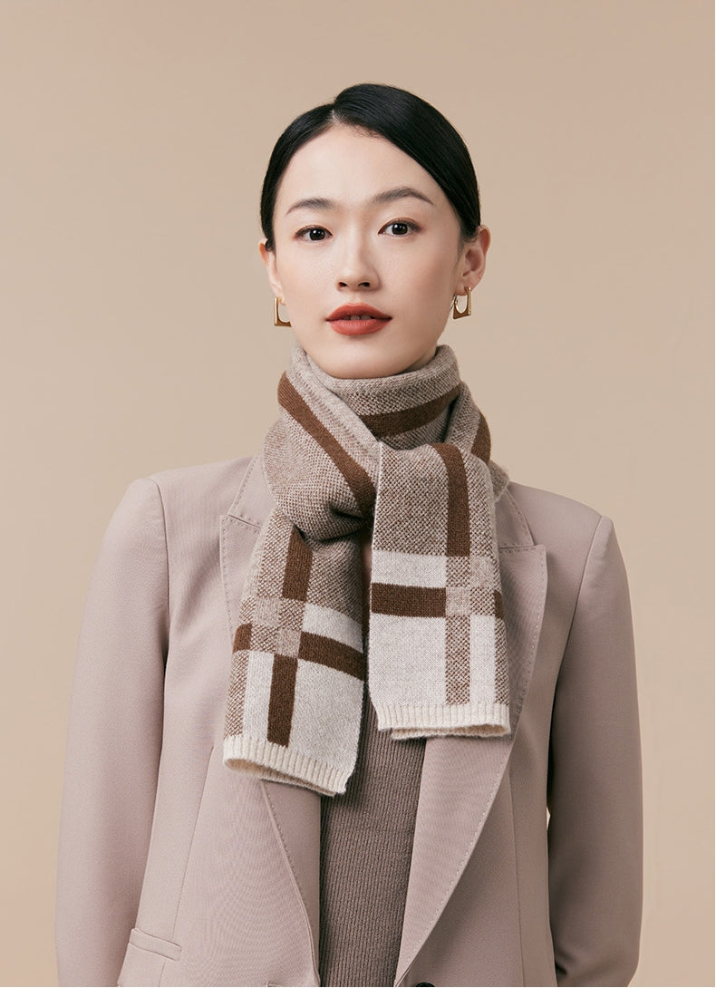 100% WOOL SCARF - AOA Fashion Accessories