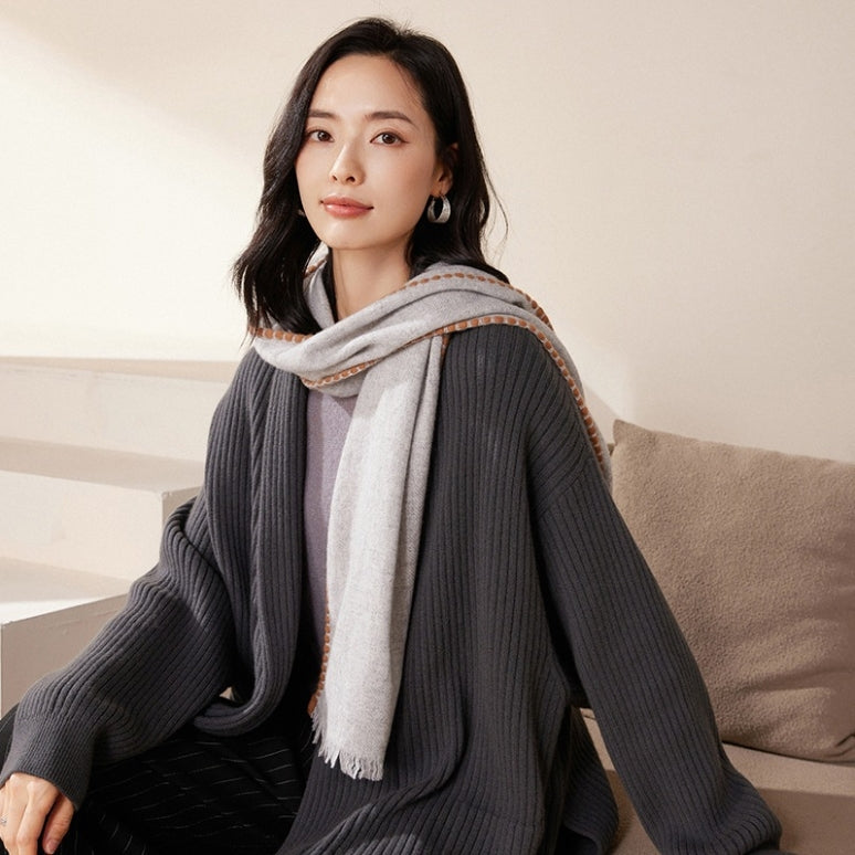 100% pure cashmere scarf for both men and women. - AOA Fashion Accessories