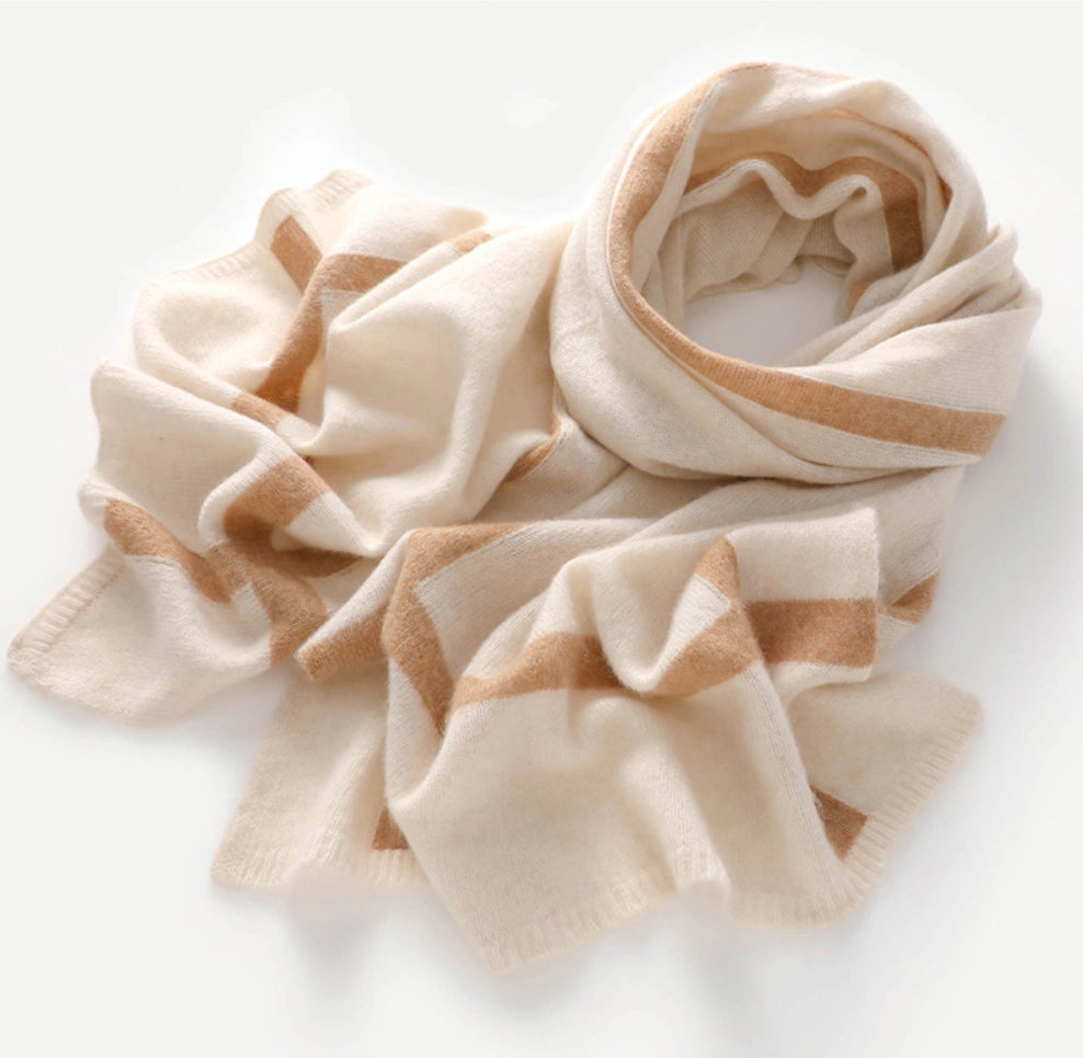 Cashmere Knit Scarf | Multiple Colors