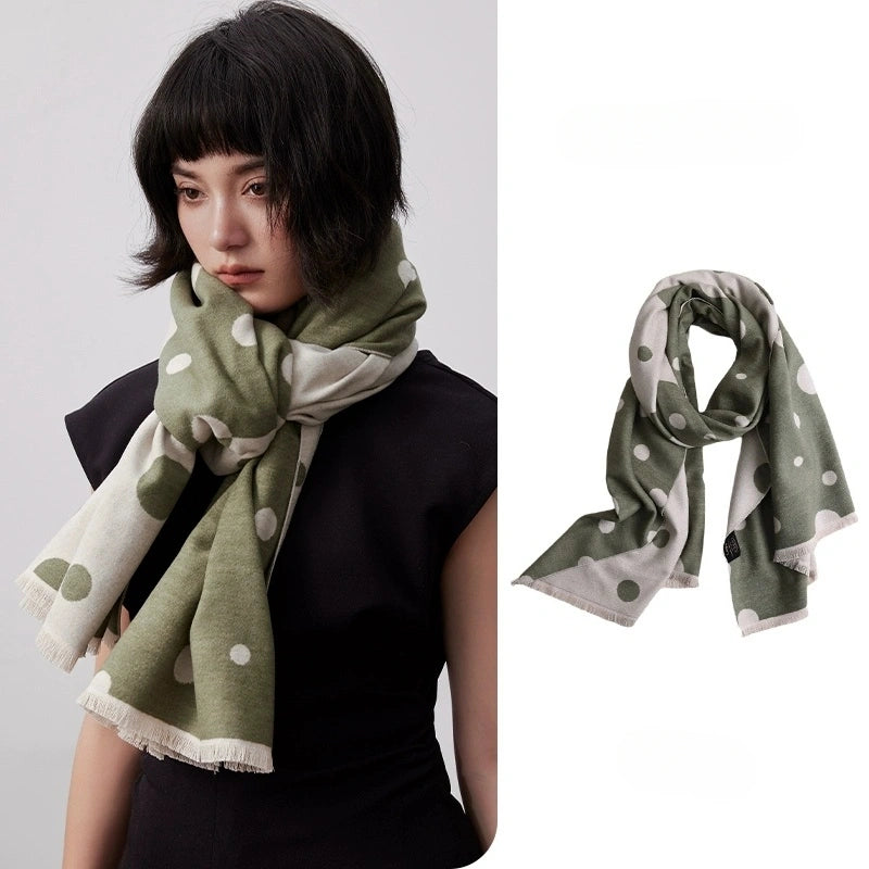 Large Silk Scarf - Brushed Silk Finish | Multiple Colors - AOA Fashion Accessories