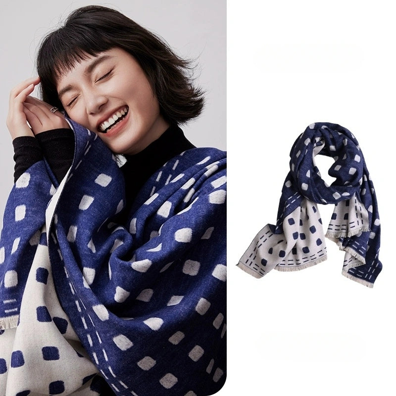 Large Silk Scarf - Brushed Silk Finish | Multiple Colors - AOA Fashion Accessories