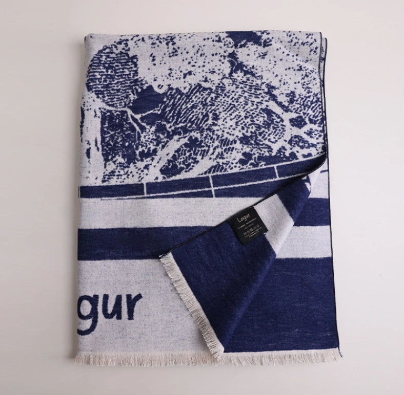 Large Silk Scarf - Brushed Silk Finish | Multiple Colors - AOA Fashion Accessories