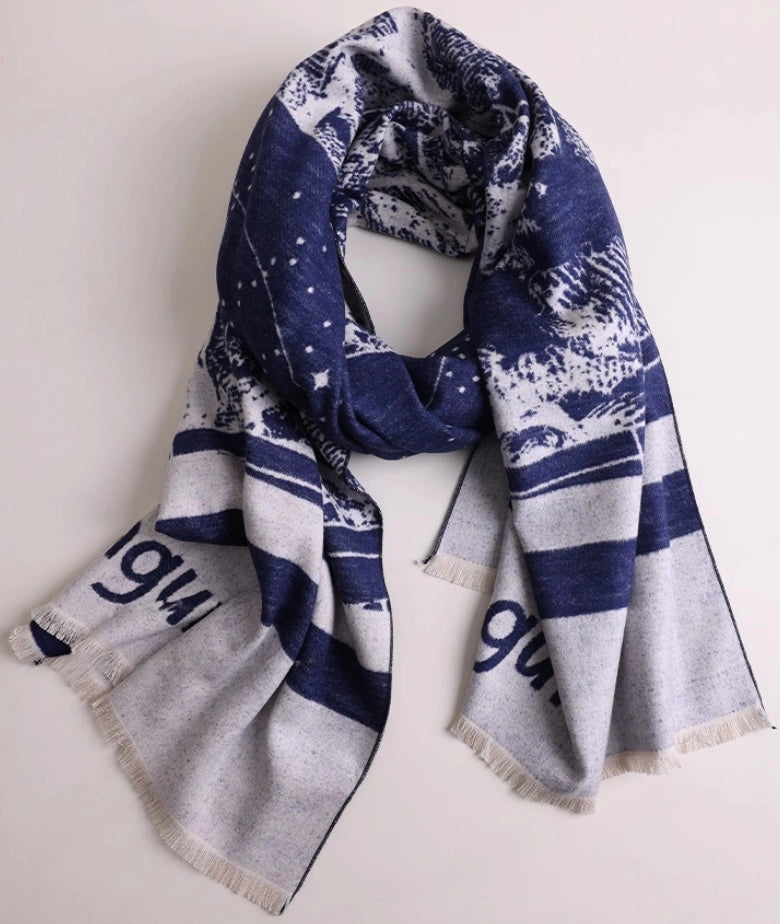 Large Silk Scarf - Brushed Silk Finish | Multiple Colors - AOA Fashion Accessories