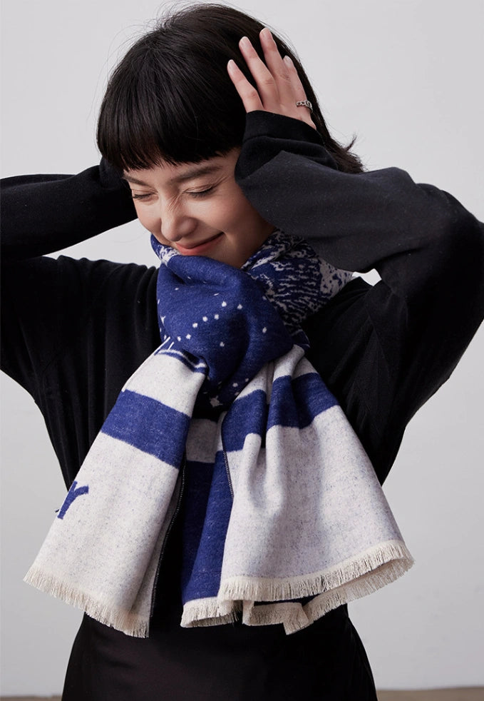 Large Silk Scarf - Brushed Silk Finish | Multiple Colors - AOA Fashion Accessories