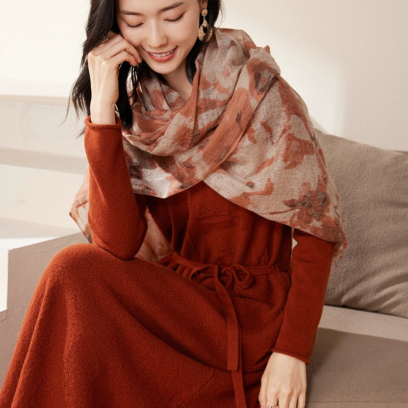 Exquisite 200s Ring Cashmere Scarf - Featherlight Warmth | Multiple Colors