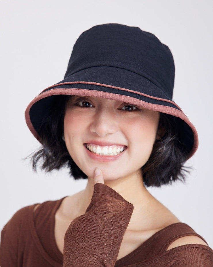 Cotton Bucket Hat–Casual Sun Hat - AOA Fashion Accessories