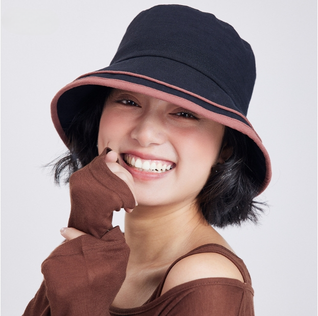 Cotton Bucket Hat–Casual Sun Hat - AOA Fashion Accessories