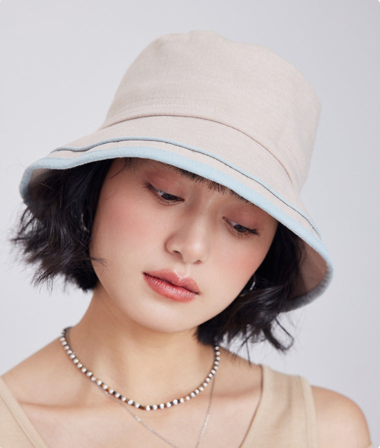 Cotton Bucket Hat–Casual Sun Hat - AOA Fashion Accessories
