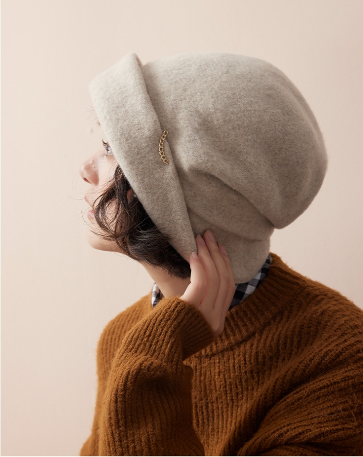 Cozy Fluffy Bucket Hat - 100% Wool Fuzzy Bucket Hat - AOA Fashion Accessories