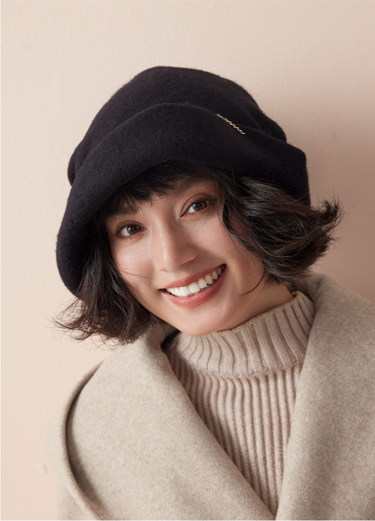 Cozy Fluffy Bucket Hat - 100% Wool Fuzzy Bucket Hat - AOA Fashion Accessories