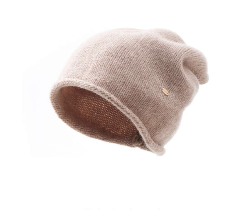 Cozy Knitted Hat  - 100% Wool Knit Hat (Multiple Colors) - AOA Fashion Accessories