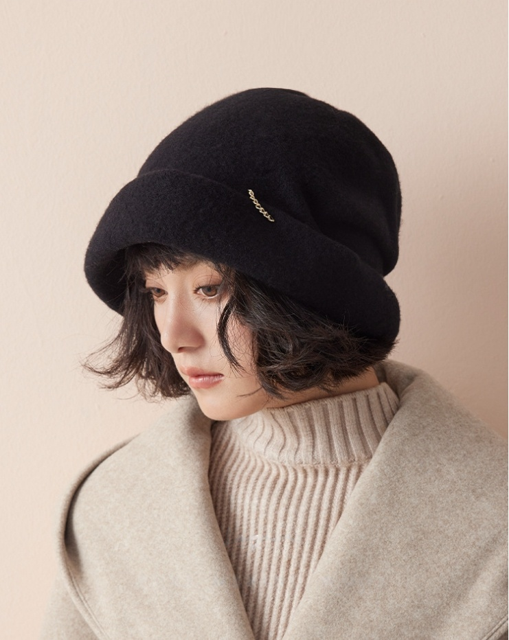 Cozy Fluffy Bucket Hat - 100% Wool Fuzzy Bucket Hat - AOA Fashion Accessories