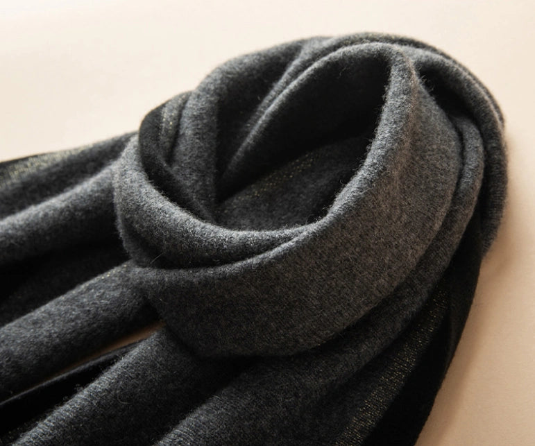 Luxury Cashmere Scarf – Artistic Geometric Design | Multiple Colors