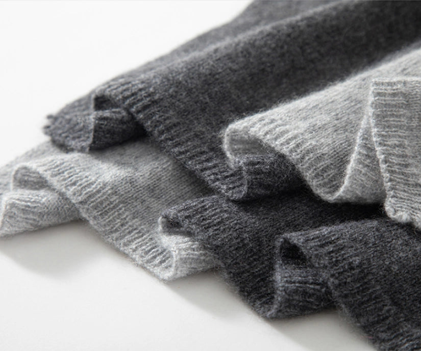 Colorblock Cashmere Scarf – Soft, Warm & Minimalist Style | Multiple Colors