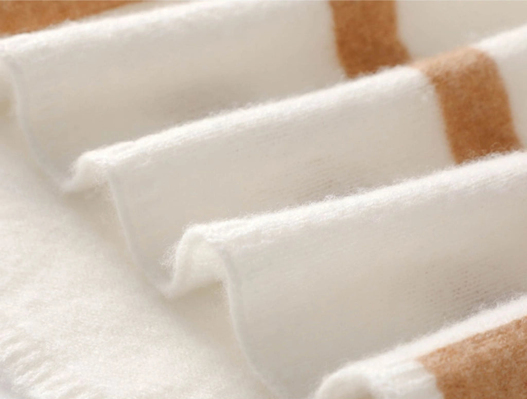 Cashmere Knit Scarf | Multiple Colors