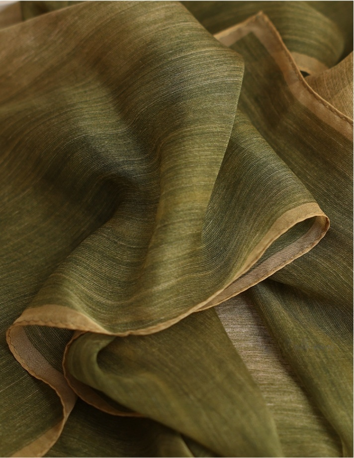 Luxurious Summer Scarf for Women - Plant-Dyed Silk - AOA Fashion Accessories