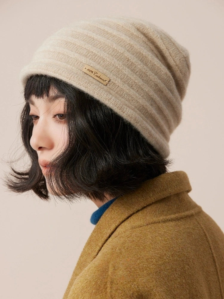 100% Cashmere Beanie Hat for Men & Women | Multiple Colors