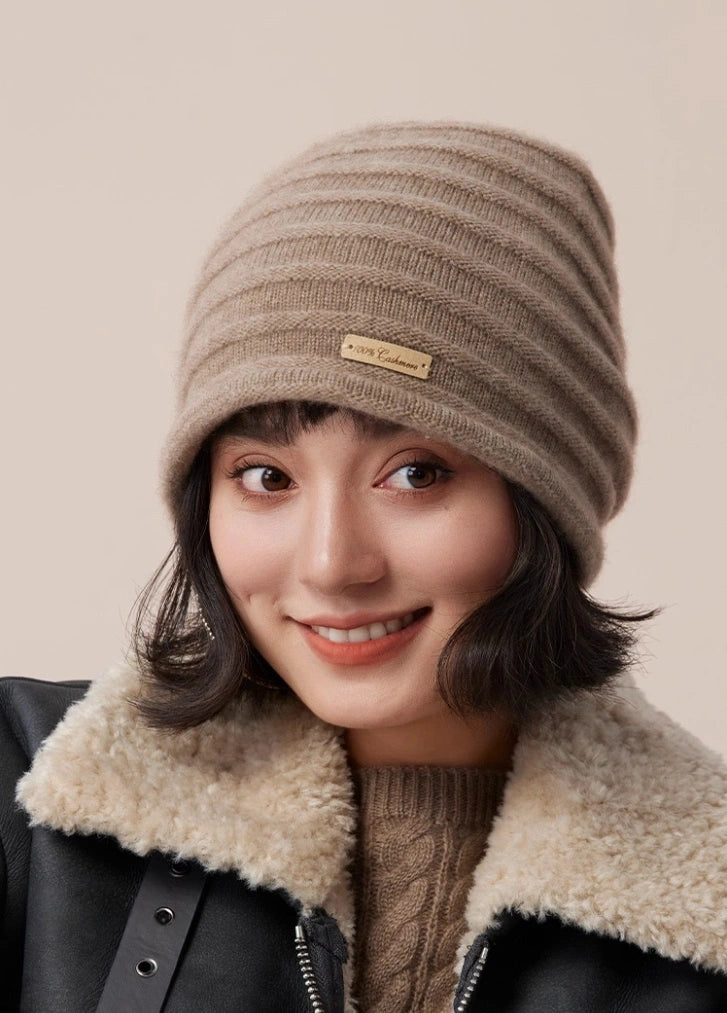 100% Cashmere Beanie Hat for Men & Women | Multiple Colors