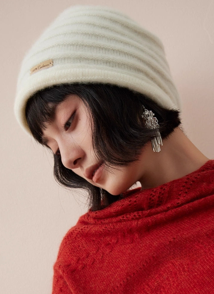 100% Cashmere Beanie Hat for Men & Women | Multiple Colors