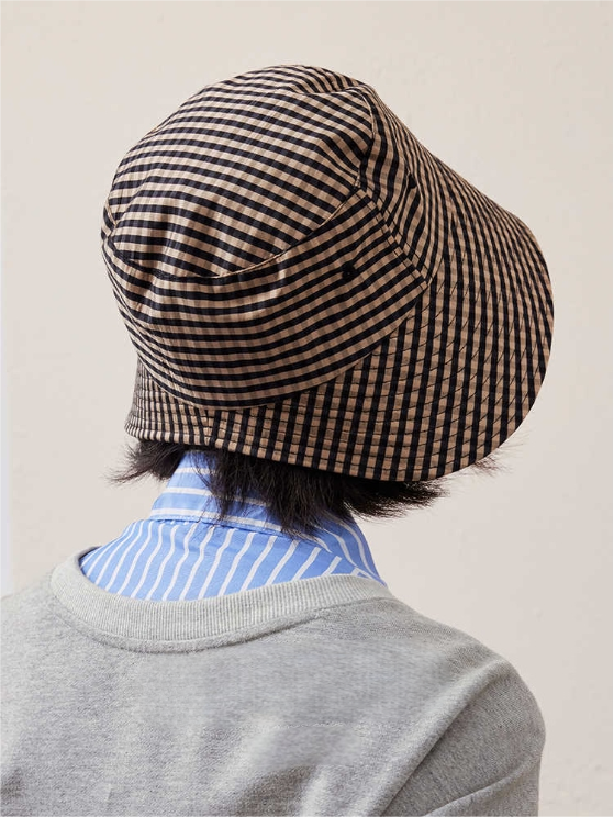 Plaid Bucket Hat - Foldable Breathable Sun Hat - AOA Fashion Accessories