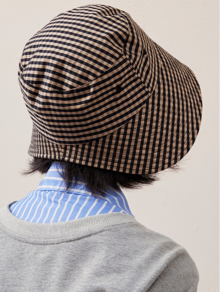 Plaid Bucket Hat - Foldable Breathable Sun Hat - AOA Fashion Accessories