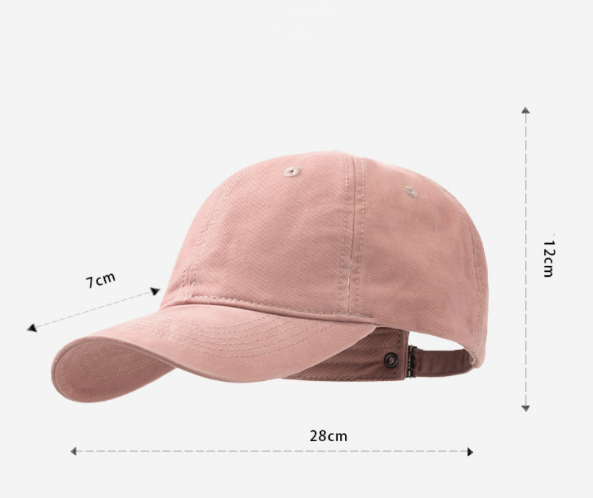 Solid Color Versatile Baseball Cap |  Unisex Casual Hat - AOA Fashion Accessories