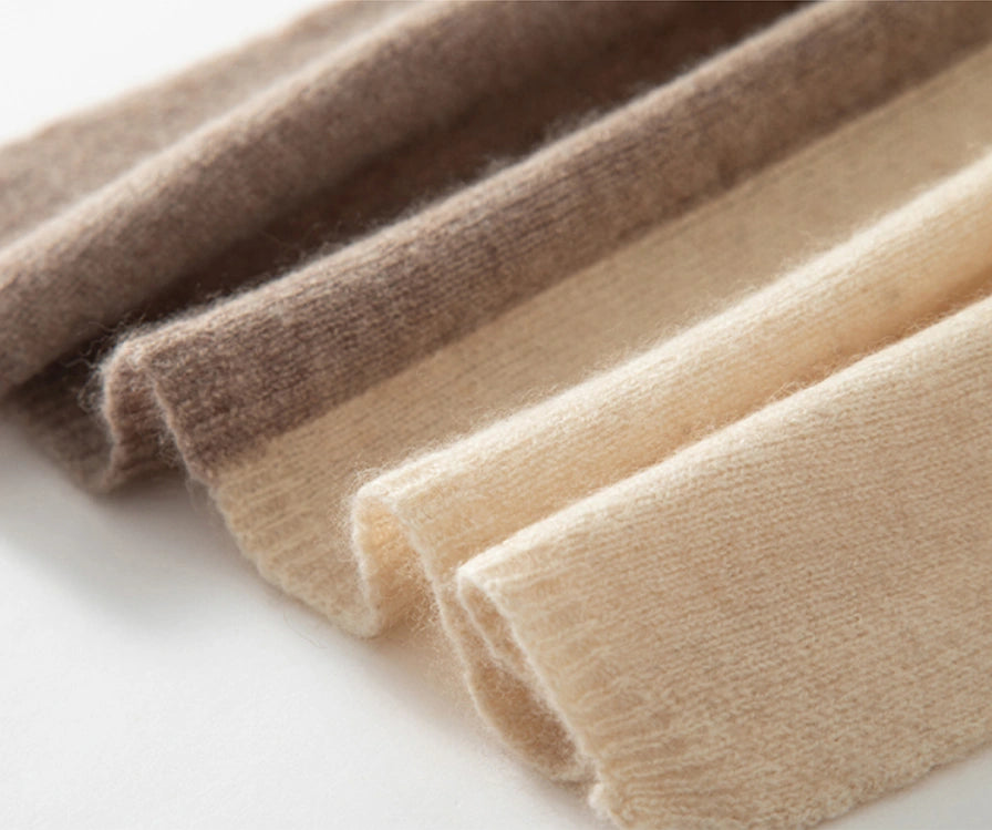 Colorblock Cashmere Scarf – Soft, Warm & Minimalist Style | Multiple Colors