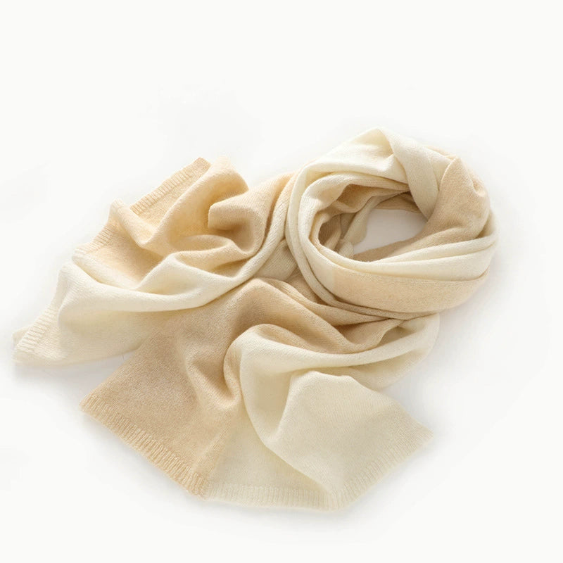 Colorblock Cashmere Scarf – Soft, Warm & Minimalist Style | Multiple Colors