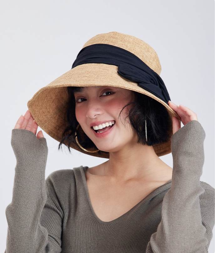 Wide Brim Breathable Bucket Hat - Everyday Sun Hat for Outings - AOA Fashion Accessories