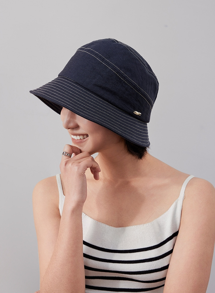Wide Brim Cotton Bucket Hat – Sun Protection for Travel - AOA Fashion Accessories