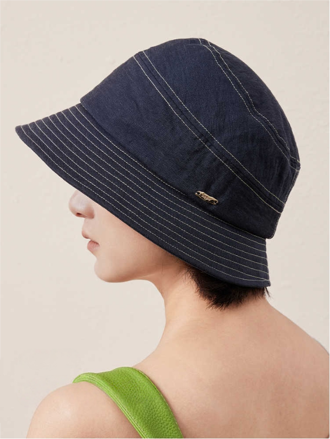 Wide Brim Cotton Bucket Hat – Sun Protection for Travel - AOA Fashion Accessories