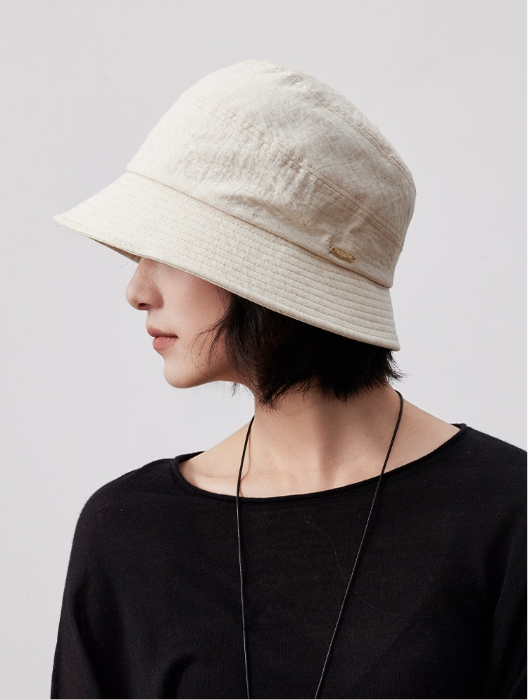 Wide Brim Cotton Bucket Hat – Sun Protection for Travel - AOA Fashion Accessories