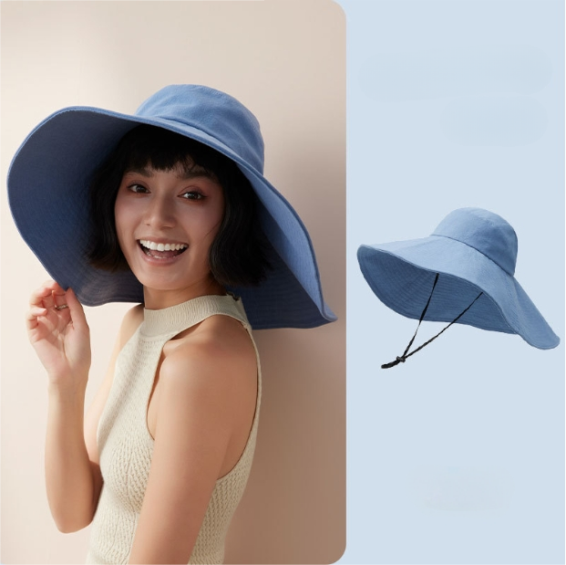 Wide Brim Sun Hat for Women – UV Protection Sun Visor Hat - AOA Fashion Accessories