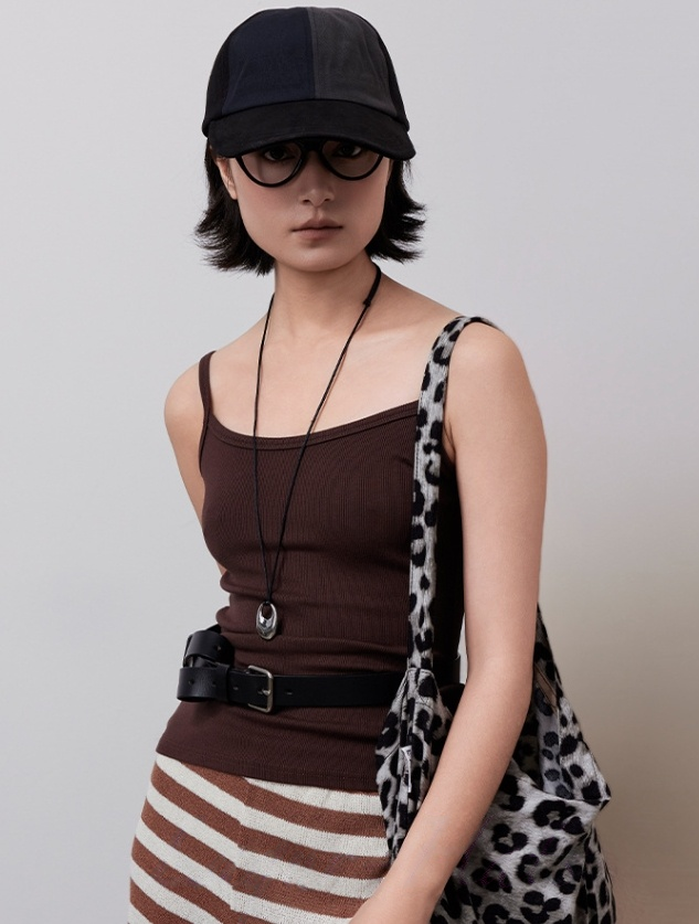 Colorblock Cotton Baseball Cap - AOA Fashion Accessories